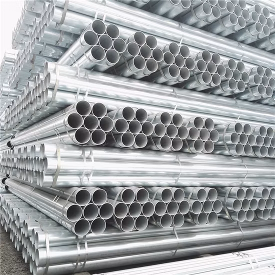 High Quality Q235 Q345 4inch Hot DIP Galvanized Round Steel Pipe Gi Pipe Pre Galvanized Steel Tube
