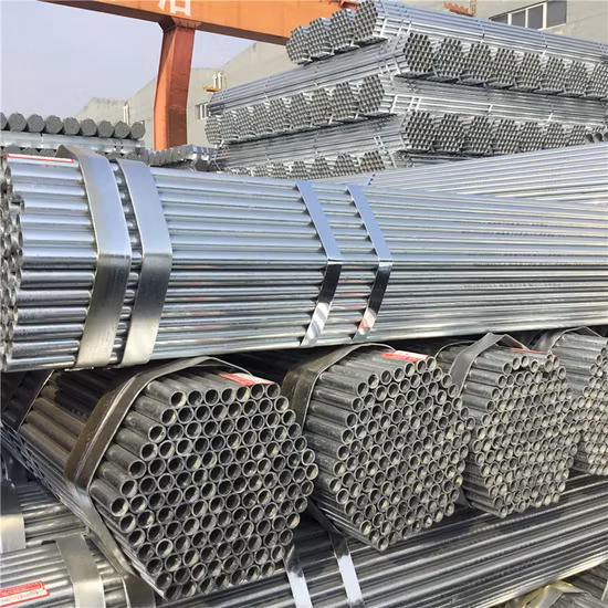 High Quality Q235 Q345 4inch Hot DIP Galvanized Round Steel Pipe Gi Pipe Pre Galvanized Steel Tube