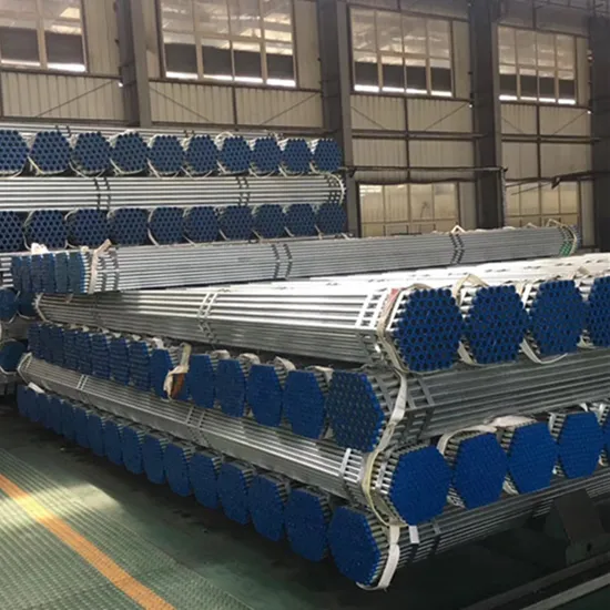High Quality Q235 Q345 4inch Hot DIP Galvanized Round Steel Pipe Gi Pipe Pre Galvanized Steel Tube