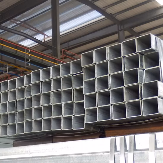 Square Steel Pipe/Tube/Pre Galvanized Rectangular Steel Pipe in China Supplier/Structural Tube
