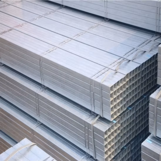 Tubo/Tubo de Aço Quadrado/Tubo de Aço Retangular Pré Galvanizado na China Fornecedor/Tubo Estrutural