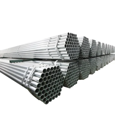 Tubo de aço macio estrutural/tubo de aço pré-galvanizado A53 A106 soldado BS1139 andaime de 48,3 mm andaime 235/2 polegadas/BS1387/ERW/ASTM/redondo/rosca/tubo ranhurado